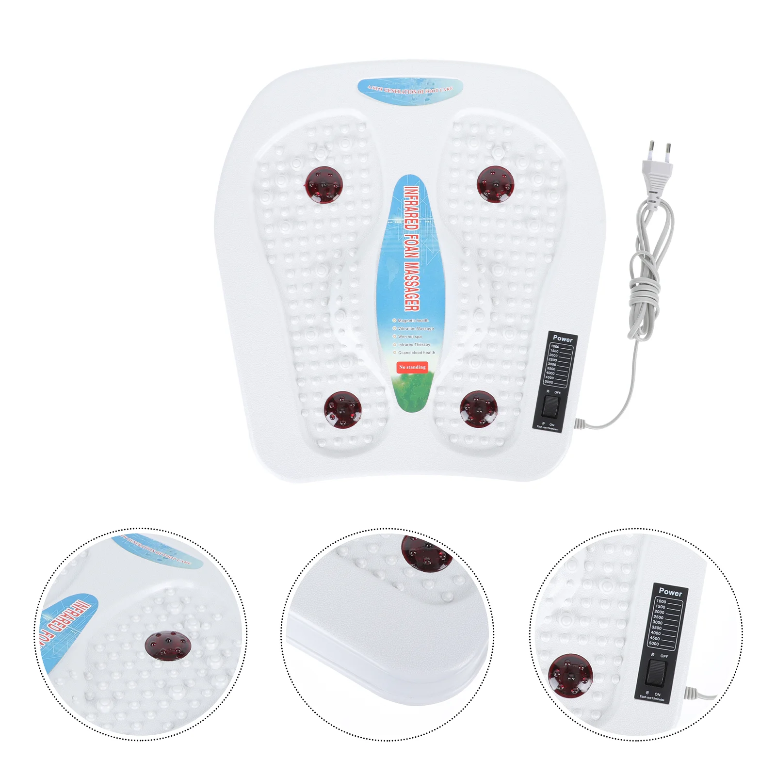 1Pc Foot Massager Foot Muscle Massager Foot Kneading Massager (Plug)
1Pc Foot Massager Foot Muscle Massager Foot Kneading Massager (Plug)