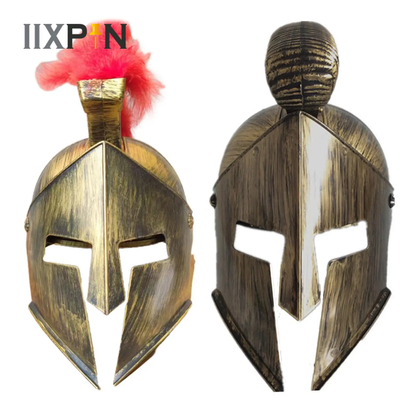 Medieval Knight Gladiator Spartan Warrior Helmet Headwear Roman Greek Costume Accessories for Halloween Cosplay Dress Up Prop
Medieval Knight Gladiator Spartan Warrior Helmet Headwear Roman Greek Costume Accessories for Halloween Cosplay Dress Up Prop