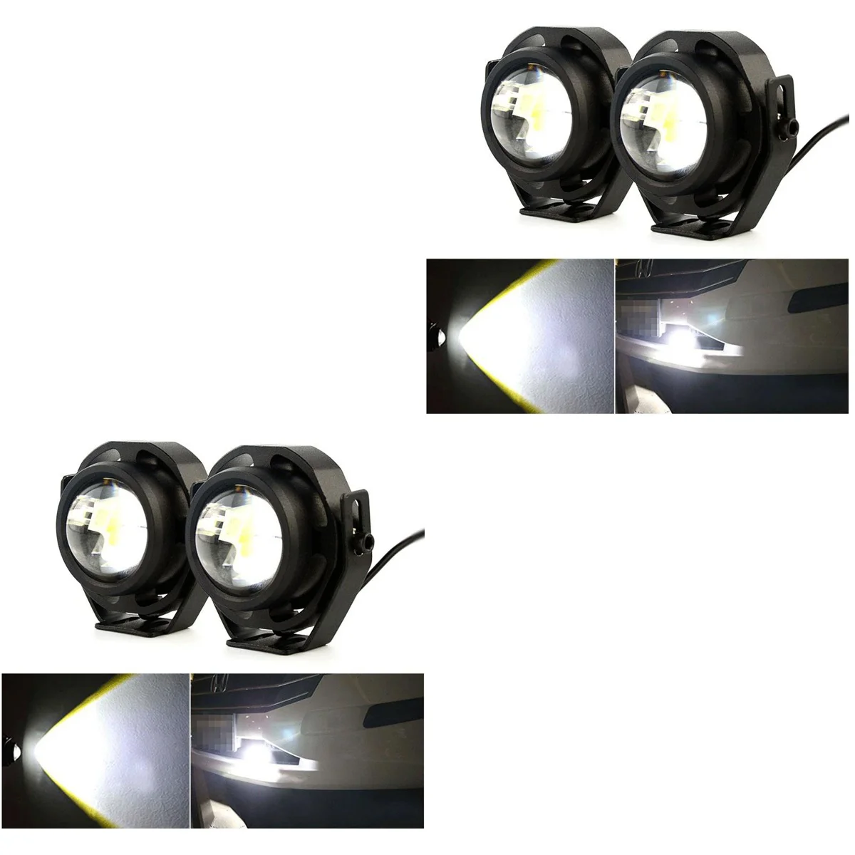 4 pcs Super Bright Led Car Fog Lamp Waterproof 10W DRL Eagle Eye Light Daytime Running Reverse Backup Park Light (Black Shell)
4 pcs Super Bright Led Car Fog Lamp Waterproof 10W DRL Eagle Eye Light Daytime Running Reverse Backup Park Light (Black Shell)