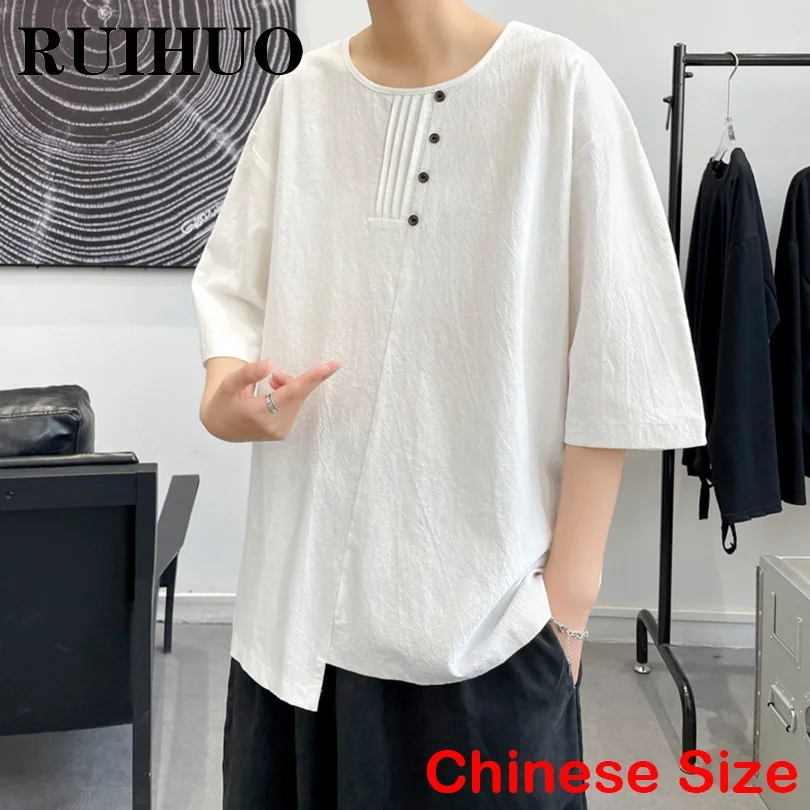 Футболка RUIHUO Мужская льняная, китайский топ в стиле Харадзюку, уличная одежда, размеры 5XL, весна 2022
Футболка RUIHUO Мужская льняная, китайский топ в стиле Харадзюку, уличная одежда, размеры 5XL, весна 2022