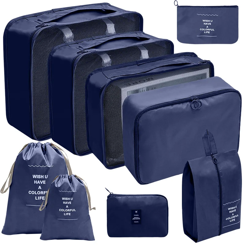 9 pieces Set Travel Organizer Storage Bags Portable Luggage Organizer Suitcase Packing Set Storage CasesClothes Shoe Tidy Pouch
9 pieces Set Travel Organizer Storage Bags Portable Luggage Organizer Suitcase Packing Set Storage CasesClothes Shoe Tidy Pouch