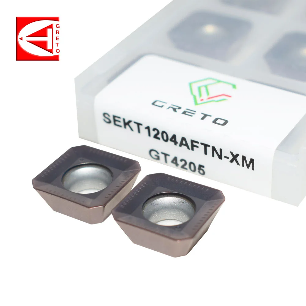 GRETO SEKT1204AFTN-XM GT4202 GT4205 Твердосплавные наконечники металлические фрезерные инструменты для нержавеющей стали SEKT43AFTN-XM SEKT 1204 AFTN
GRETO SEKT1204AFTN-XM GT4202 GT4205 Твердосплавные наконечники металлические фрезерные инструменты для нержавеющей стали SEKT43AFTN-XM SEKT 1204 AFTN