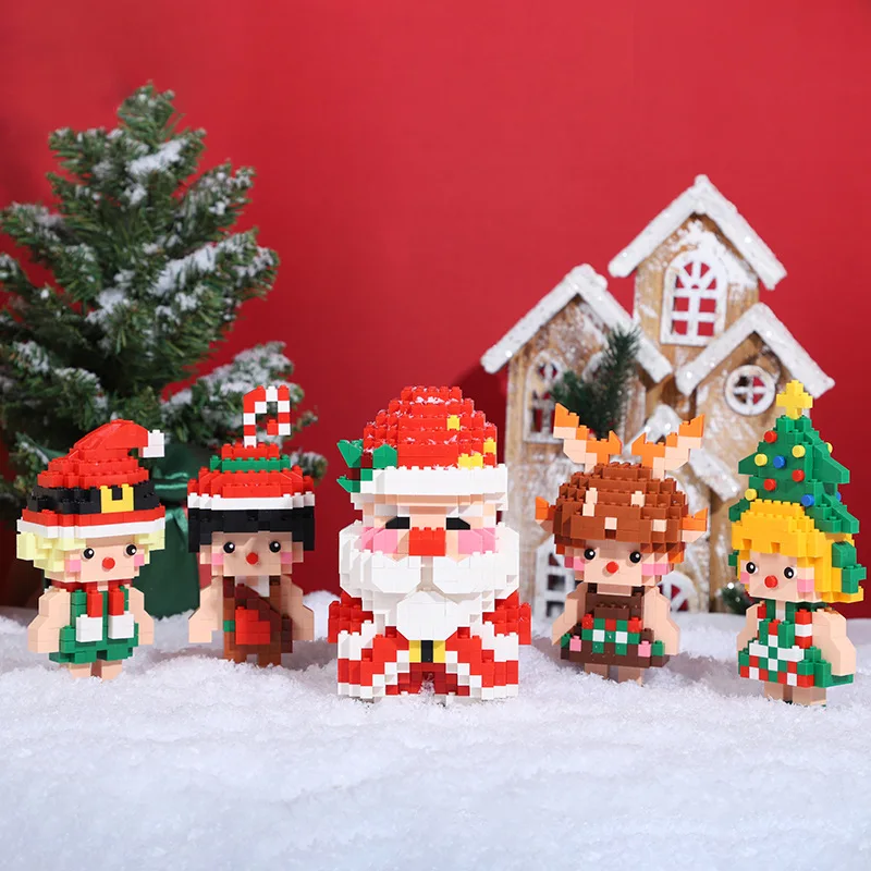 Christmas Spirit Micro Building Blocks DIY Assembly Kawaii Santa Claus Elk Tree Mini Brick Figure Toys For Kid Gift
Christmas Spirit Micro Building Blocks DIY Assembly Kawaii Santa Claus Elk Tree Mini Brick Figure Toys For Kid Gift