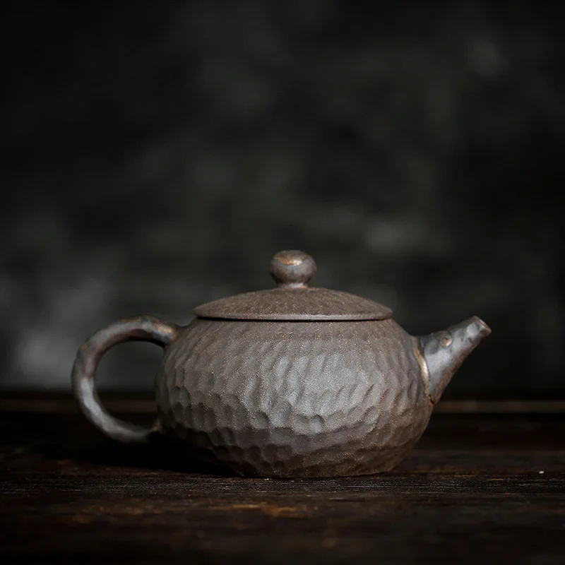 Japanese Style Hammer Pattern Stoneware Teapot Handmade Retro Single Teapot Teapot with Filter Tea Maker Porcelain Kung Fu Tea S
Japanese Style Hammer Pattern Stoneware Teapot Handmade Retro Single Teapot Teapot with Filter Tea Maker Porcelain Kung Fu Tea S