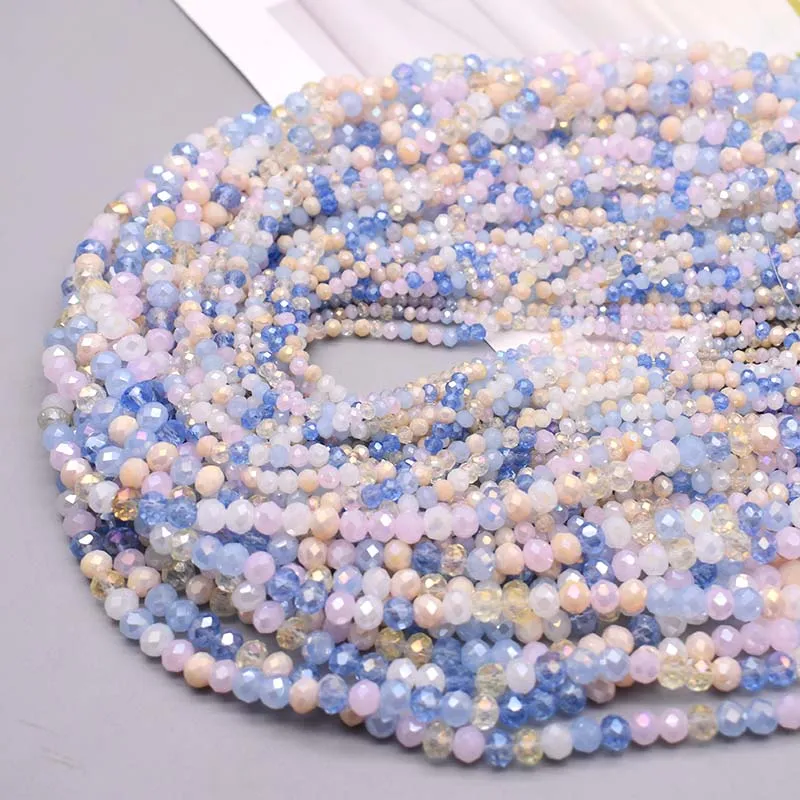 Mixed color 2 3 4 6mm Faceted Crystal Glass Beads Seed Crystal Loose Spacer Beads for Jewelry Making DIY Necklace Bracelet
Mixed color 2 3 4 6mm Faceted Crystal Glass Beads Seed Crystal Loose Spacer Beads for Jewelry Making DIY Necklace Bracelet