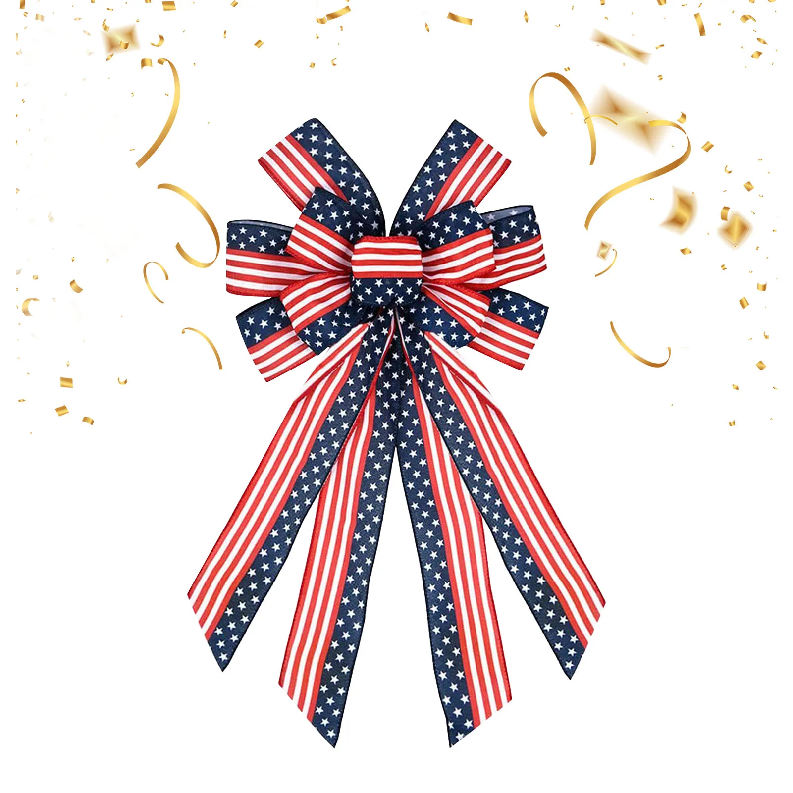 4th Of July Decorations Red White Blue Stars Stripe Bow America Flag Bows Independence Day Wreath Bows For Front Door Wall Fence
4th Of July Decorations Red White Blue Stars Stripe Bow America Flag Bows Independence Day Wreath Bows For Front Door Wall Fence
