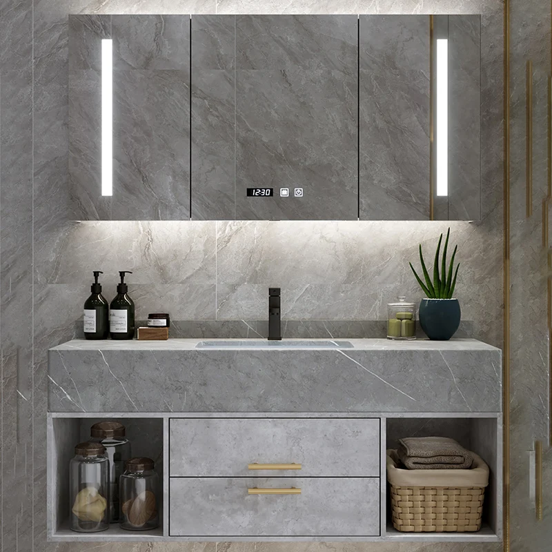 60-120cm Modern Minimalist Light Luxury Rock Slab Integrated Bathroom Cabinet Combination Toilet Penteadeiras Bedroom Furniture
60-120cm Modern Minimalist Light Luxury Rock Slab Integrated Bathroom Cabinet Combination Toilet Penteadeiras Bedroom Furniture