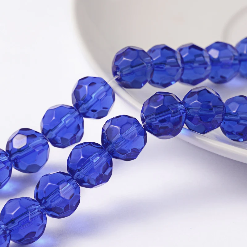 32 ~ 150PCS Faceted Glass Round Rondelle Beads Strands Royal Blue White about 10mm in diameter hole: 1.5mm
32 ~ 150PCS Faceted Glass Round Rondelle Beads Strands Royal Blue White about 10mm in diameter hole: 1.5mm