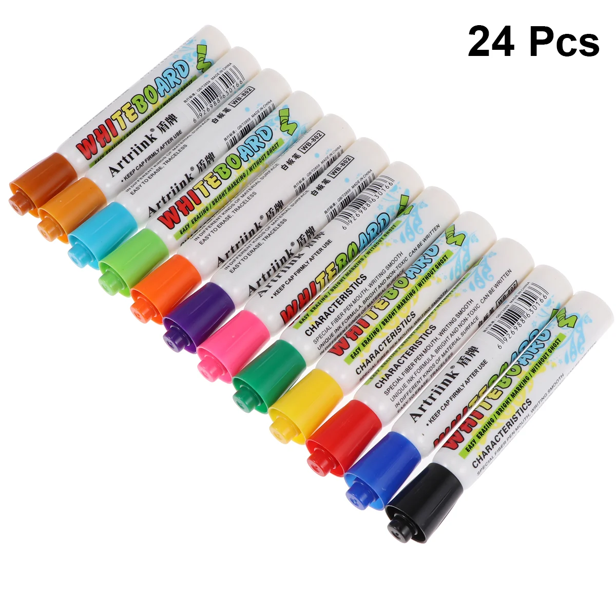 2 Boxes/24PCS Durable Colorful Dry Erase Markers for School Whiteboard
2 Boxes/24PCS Durable Colorful Dry Erase Markers for School Whiteboard