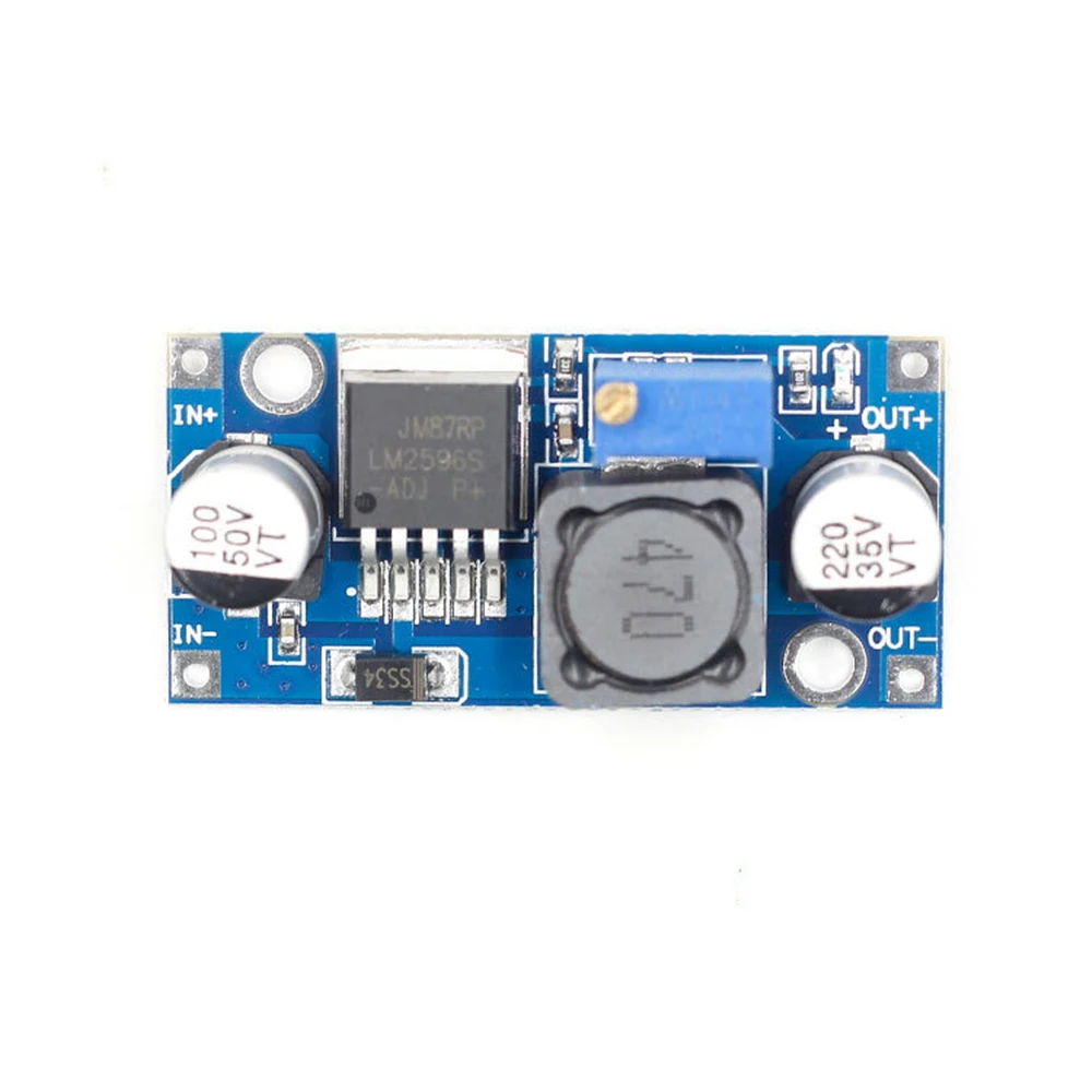 5Pcs LM2596 DC-DC Adjustable Power Step Down Board Blue Buck Converter Module 3.2V-40V To 1.25V-35V Voltage Regulator 
5Pcs LM2596 DC-DC Adjustable Power Step Down Board Blue Buck Converter Module 3.2V-40V To 1.25V-35V Voltage Regulator