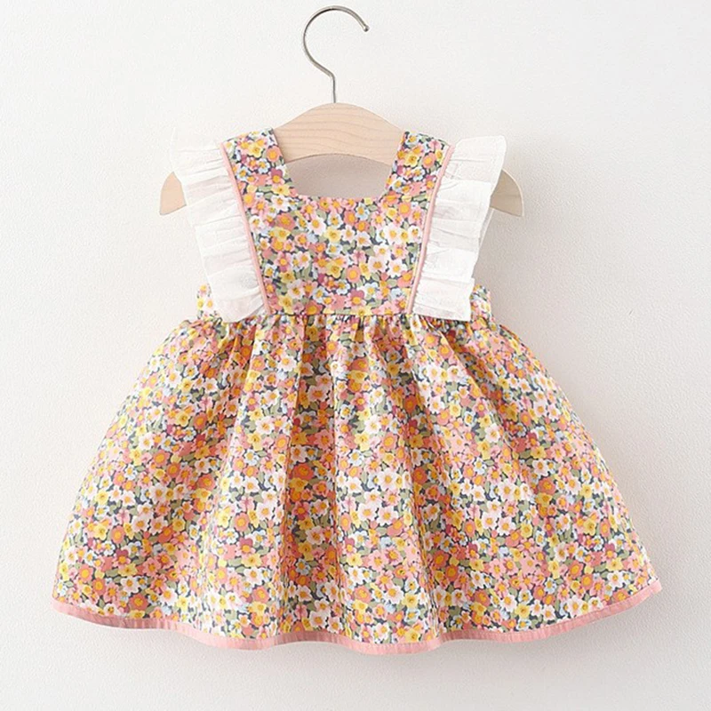 Summer Toddler Baby Girls Birthday Party Dress Sleeveless Cotton Printing Infant Baby Girls Princess Dress Children Clothing
Summer Toddler Baby Girls Birthday Party Dress Sleeveless Cotton Printing Infant Baby Girls Princess Dress Children Clothing