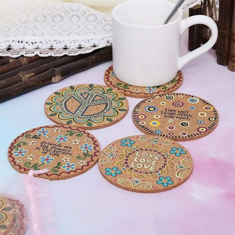 Wooden Coaster Round Wooden Portable Coffee Cup Mat Kitchen Bowl Mat Cup Heat Insulation Pad Table Decoration & Accessories
Wooden Coaster Round Wooden Portable Coffee Cup Mat Kitchen Bowl Mat Cup Heat Insulation Pad Table Decoration & Accessories