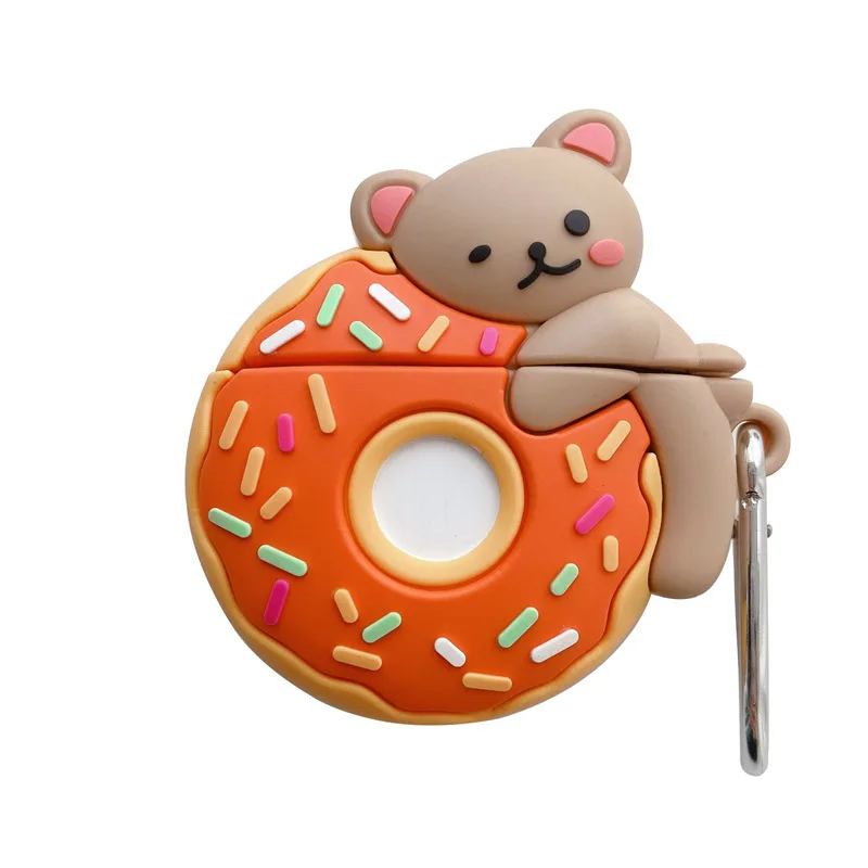 For Airpods 1 2 Case Bear Donut Sweet 3D Case For AirPods Pro Soft Silicone Wireless Earphone Protect Cover Cute Cartoon Funda
For Airpods 1 2 Case Bear Donut Sweet 3D Case For AirPods Pro Soft Silicone Wireless Earphone Protect Cover Cute Cartoon Funda
