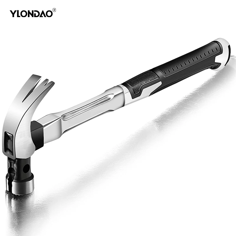 Multifunction Non-slip Shockproof Steel Hammer Hand Tool Magnetic Claw Hammer for Woodworking Automatic Nail Suction Hammer
Multifunction Non-slip Shockproof Steel Hammer Hand Tool Magnetic Claw Hammer for Woodworking Automatic Nail Suction Hammer