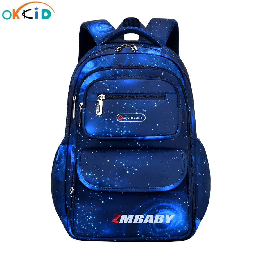 

OKKID elementary school backpack 1 grade to 6 grade student waterproof backpack large capacity schoolbag teen satchel bookbag