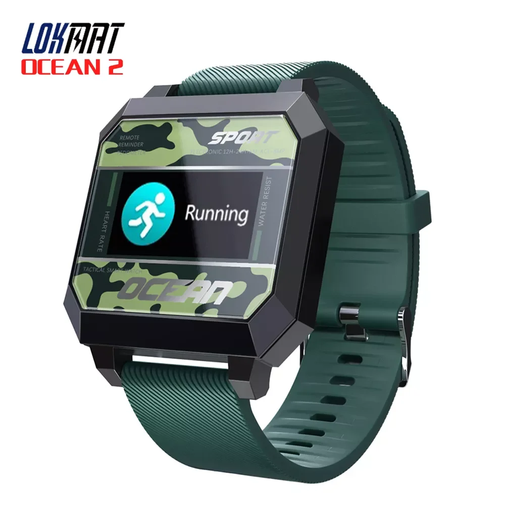 

LOKMAT OCEAN 2 Anti-fatigue Sports Smart Watch 0.96'' TFT Single-Touch Screen Sleep/Heart Rate/Blood Pressure Monitor Sm