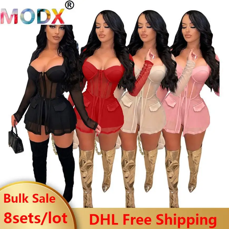 Wholesale Sexy Two Piece Sets Party Club Short Outfits Women Y2K Clothes Black Summer Mesh Sheer Long Shirts and Shorts 7008
Wholesale Sexy Two Piece Sets Party Club Short Outfits Women Y2K Clothes Black Summer Mesh Sheer Long Shirts and Shorts 7008