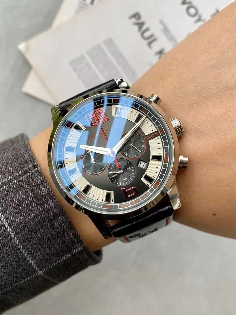 Montblanc-2023Men спортивные часы 43 мм хронограф отображение даты Запуск секунды хронограф код 24-часовой дисплей
Montblanc-2023Men спортивные часы 43 мм хронограф отображение даты Запуск секунды хронограф код 24-часовой дисплей