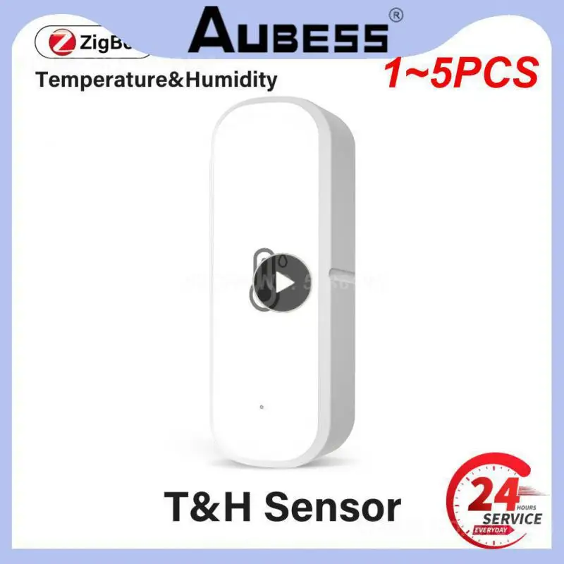 Умный гигрометр Tuya Zigbee/Wi-Fi, устройство для измерения влажности и температуры в помещении, дистанционное управление через приложение, работает с Alexa, 1-5 шт. 
Умный гигрометр Tuya Zigbee/Wi-Fi, устройство для измерения влажности и температуры в помещении, дистанционное управление через приложение, работает с Alexa, 1-5 шт.