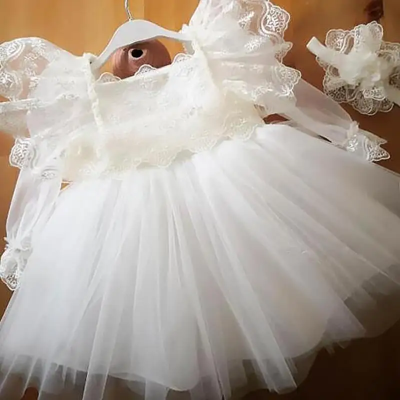 Infant Baby Girls Lace Embroidery White Dress Newborn Baptism Princess Dress For Baby first 1st Year Birthday Vestidos
Infant Baby Girls Lace Embroidery White Dress Newborn Baptism Princess Dress For Baby first 1st Year Birthday Vestidos