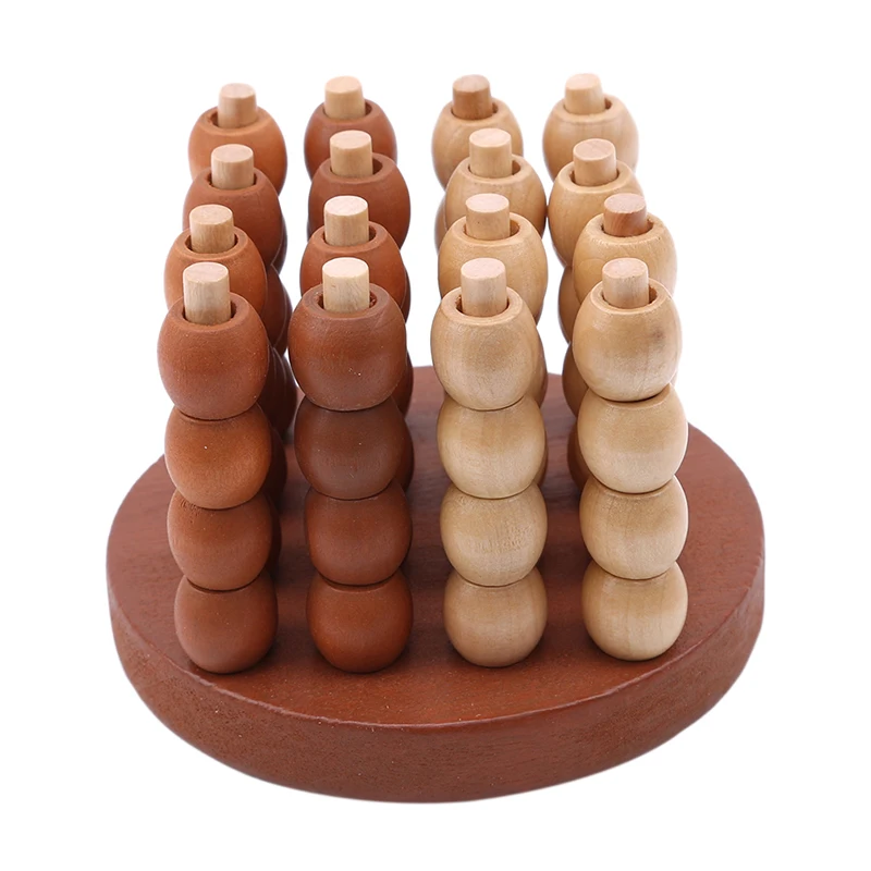 Classic IQ Wood Brain Teaser Puzzle Game Creative 3D Wooden Board Game for 2 Players Educational Toys for Children Adults 
Classic IQ Wood Brain Teaser Puzzle Game Creative 3D Wooden Board Game for 2 Players Educational Toys for Children Adults