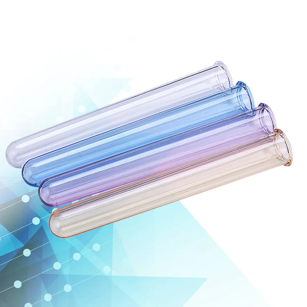 4pcs 12cm Plastic Colorful Test Tube for Scientific Experiments Party Storage Mix Making
4pcs 12cm Plastic Colorful Test Tube for Scientific Experiments Party Storage Mix Making