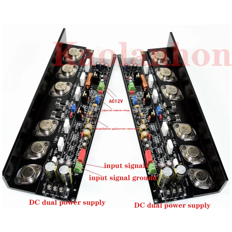KSA50 Gold Sealed Tube High Power HIFI Fever Grade Pure Rear Adjustable Class A Power Amplifier Board (1 Pair)
KSA50 Gold Sealed Tube High Power HIFI Fever Grade Pure Rear Adjustable Class A Power Amplifier Board (1 Pair)