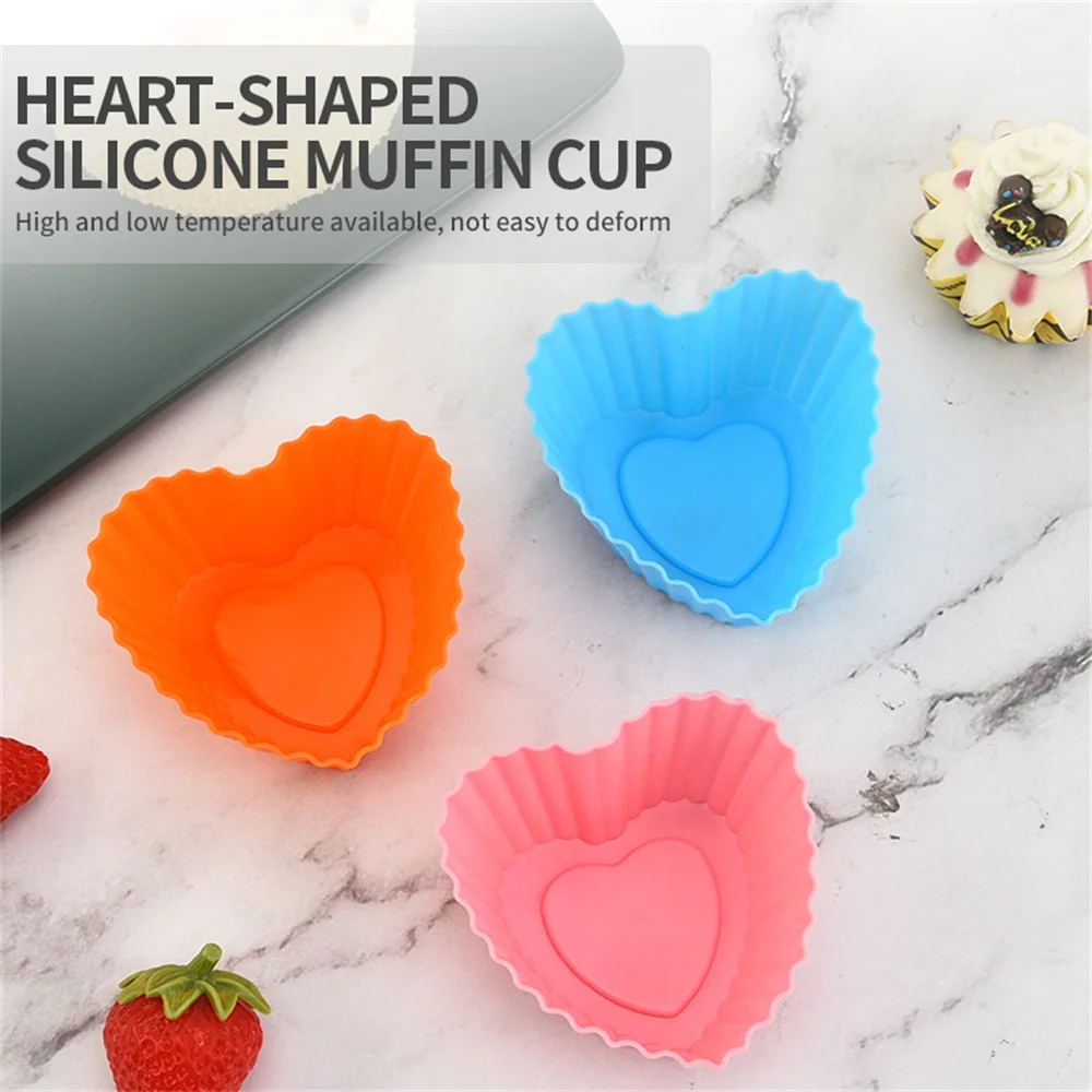 Kitchen Accessories Pudding Bowl Egg Tart Cake Biscuit Marphin Cup Baking Tool Heart-shaped Cake Mold Cake Cup Silicone
Kitchen Accessories Pudding Bowl Egg Tart Cake Biscuit Marphin Cup Baking Tool Heart-shaped Cake Mold Cake Cup Silicone