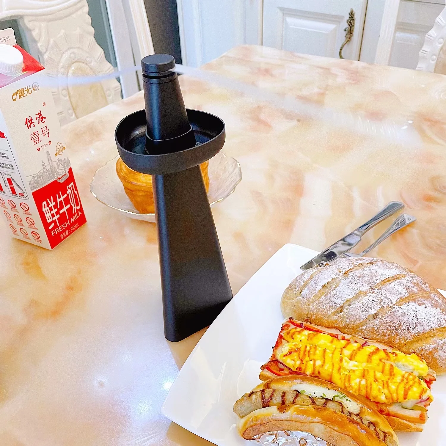 BSCI Black Fly Scare Wasp Scram with Scent Bowl Black Fly Repellent Fan with Two Blades Fan Keep Flies and Bugs Shoos Away
BSCI Black Fly Scare Wasp Scram with Scent Bowl Black Fly Repellent Fan with Two Blades Fan Keep Flies and Bugs Shoos Away