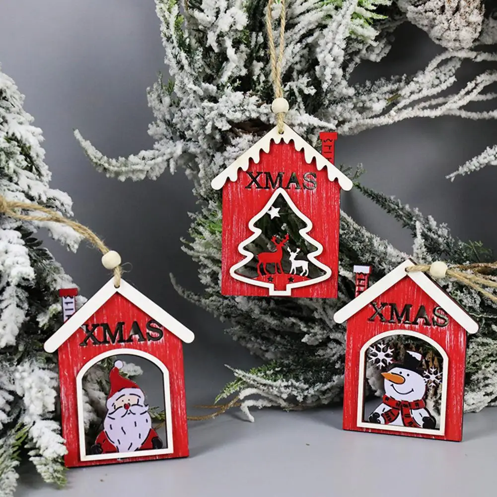 Hanging Christmas Decoration Festive Home Party Decoration Supplies Christmas Pendant House Shape Santa Snowman Elk Decor New
Hanging Christmas Decoration Festive Home Party Decoration Supplies Christmas Pendant House Shape Santa Snowman Elk Decor New