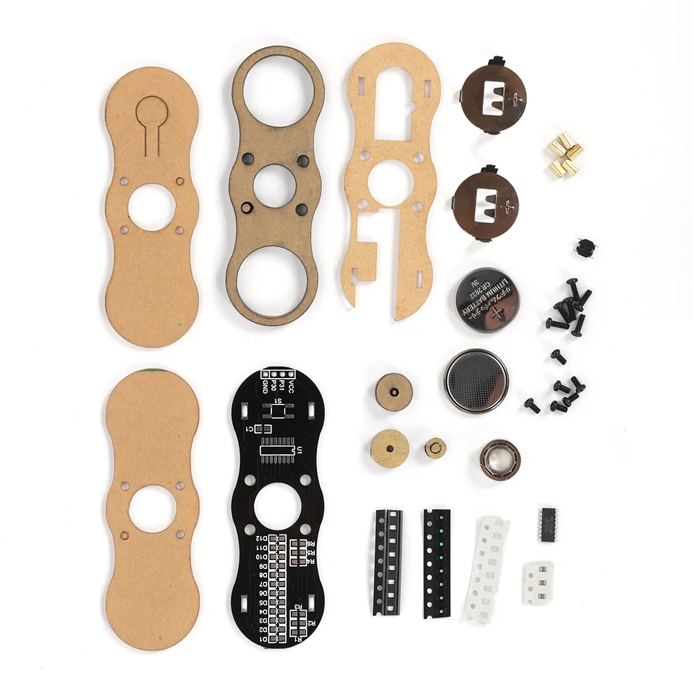 MCU Electronic DIY Kit Acrylic Shell Fingertip Gyro with Cool and Varied LED Light Effects Electronic DIY Kit Electronic DIY
MCU Electronic DIY Kit Acrylic Shell Fingertip Gyro with Cool and Varied LED Light Effects Electronic DIY Kit Electronic DIY