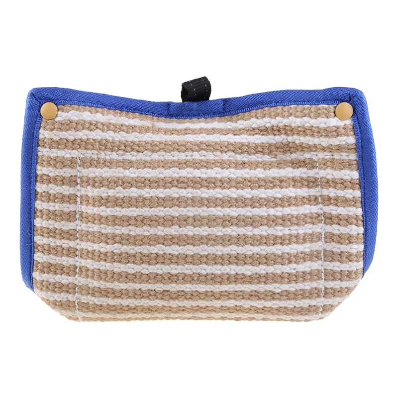 Durable Dog Bite Wedge Biting Pillow with 2 Strong Handles Tough Jute Tug Toy 
Durable Dog Bite Wedge Biting Pillow with 2 Strong Handles Tough Jute Tug Toy