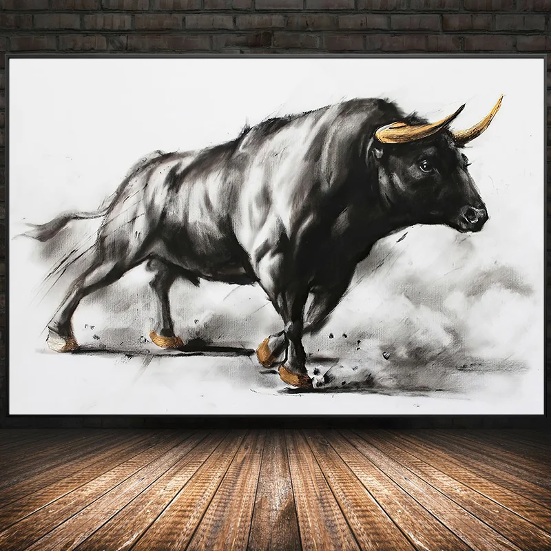 Black Bull Painting Bullfight Canvas Art Posters and Prints Animals Scandinavian Wall Picture for Living Room Home Decor Cuadros
Black Bull Painting Bullfight Canvas Art Posters and Prints Animals Scandinavian Wall Picture for Living Room Home Decor Cuadros