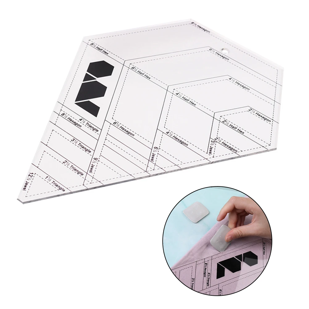 Transparent Acrylic Rulers Diamonds Ruler Patchwork Craft Quilting Ruler Cutting Rulers Scale Home Sewing Tools Aligned Ruler
Transparent Acrylic Rulers Diamonds Ruler Patchwork Craft Quilting Ruler Cutting Rulers Scale Home Sewing Tools Aligned Ruler