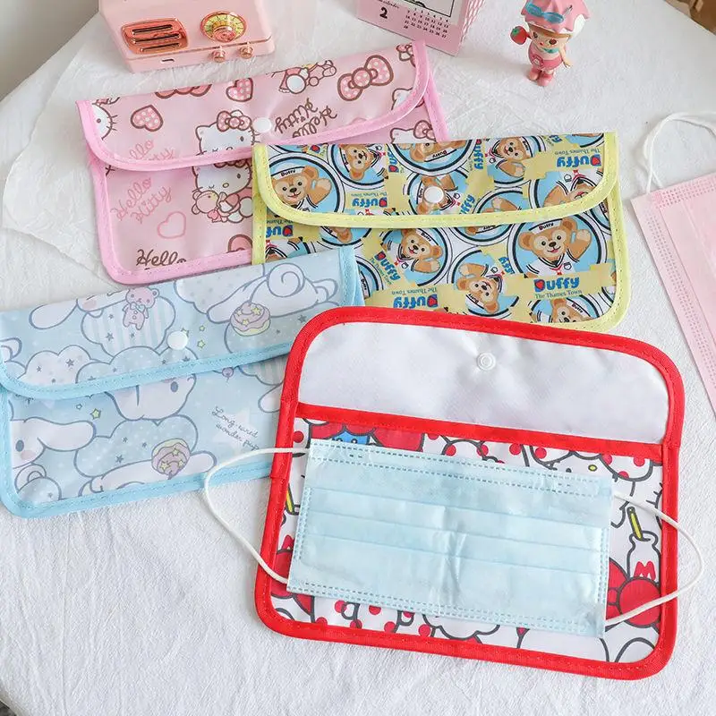 Kawaii Sanrios Mask Storage Bag Cute Kitty My Melody Cinnamoroll Cartoon Antibacterial Portable Mask Protection Bag for Girls
Kawaii Sanrios Mask Storage Bag Cute Kitty My Melody Cinnamoroll Cartoon Antibacterial Portable Mask Protection Bag for Girls