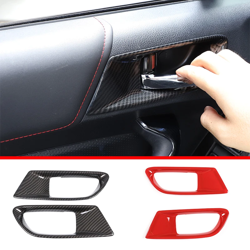 For Toyota 86 Subaru BRZ 2012-2020 ABS carbon fiber red Interior Door Handle Bowl Panel Cover Decorative Trim Fit accessories
For Toyota 86 Subaru BRZ 2012-2020 ABS carbon fiber red Interior Door Handle Bowl Panel Cover Decorative Trim Fit accessories