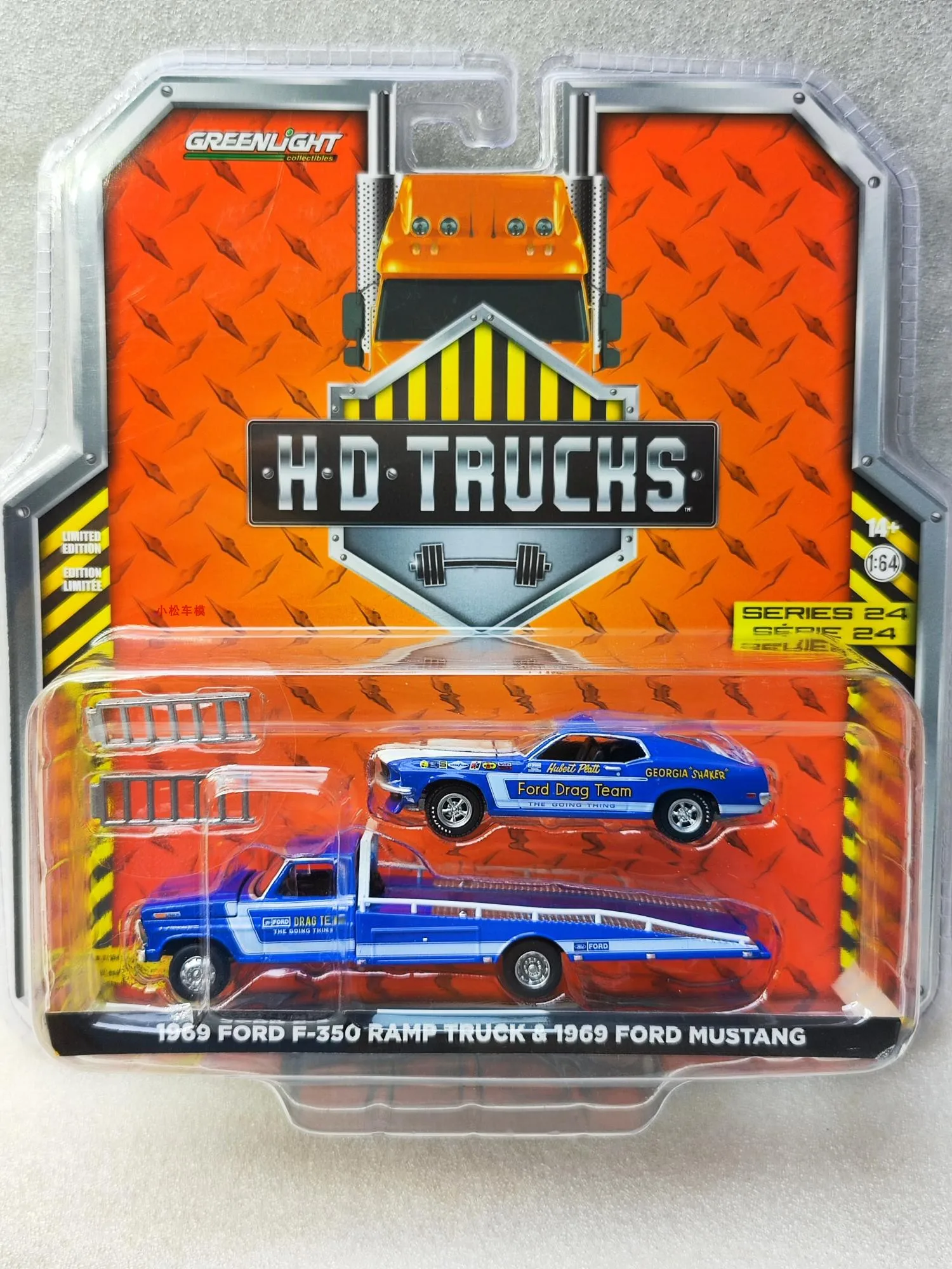 Nicce 1:64 H.D. Truck Series 24 1969 Ford F-350 Ramp Truck&1969 Ford Mustang Collection Of Car Models
Nicce 1:64 H.D. Truck Series 24 1969 Ford F-350 Ramp Truck&1969 Ford Mustang Collection Of Car Models