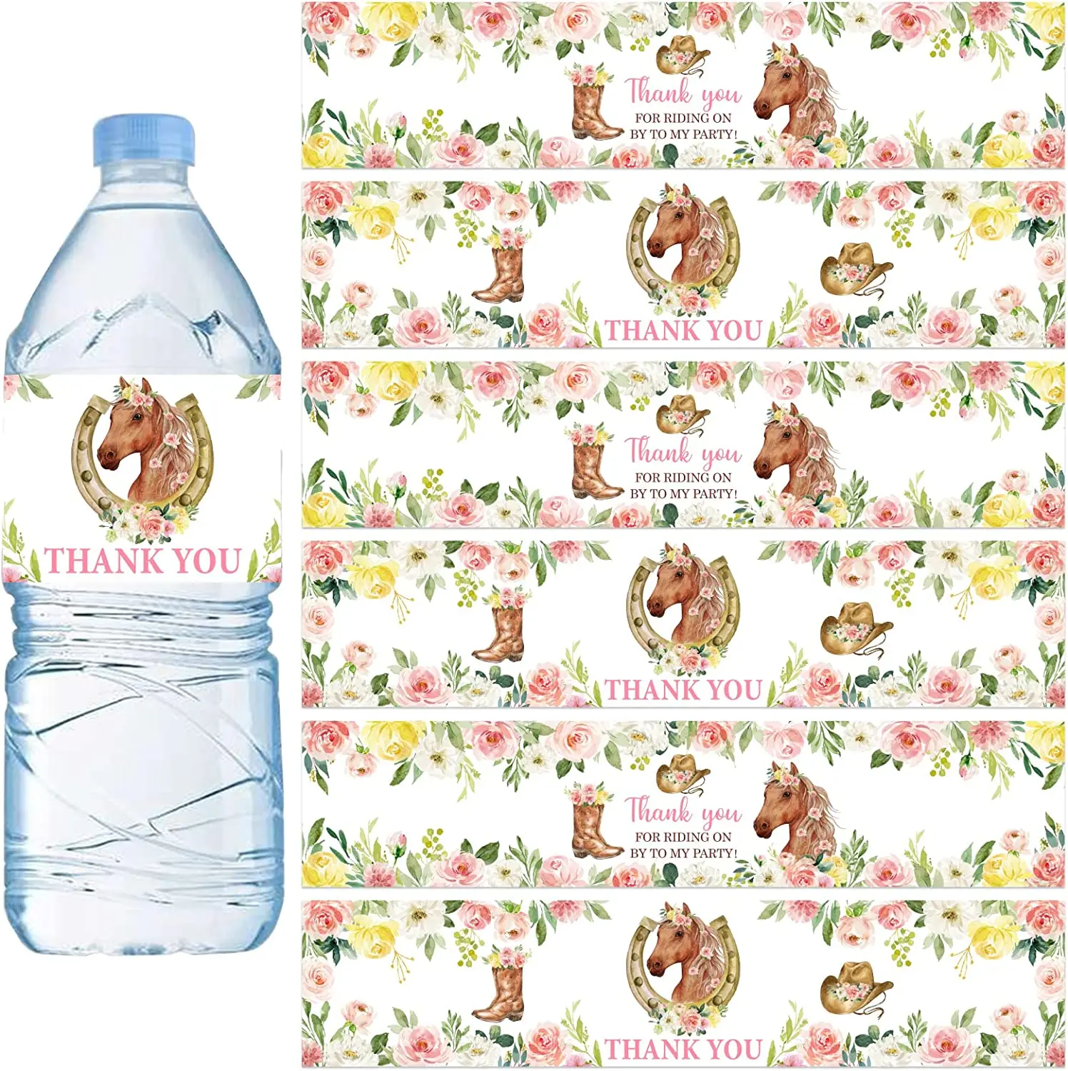 28Pcs Horse Water Bottle Labels Girls Pink Western Horse Party Decorations Cowgirl Boots Horseshoe for Wedding Birthday Supplies
28Pcs Horse Water Bottle Labels Girls Pink Western Horse Party Decorations Cowgirl Boots Horseshoe for Wedding Birthday Supplies