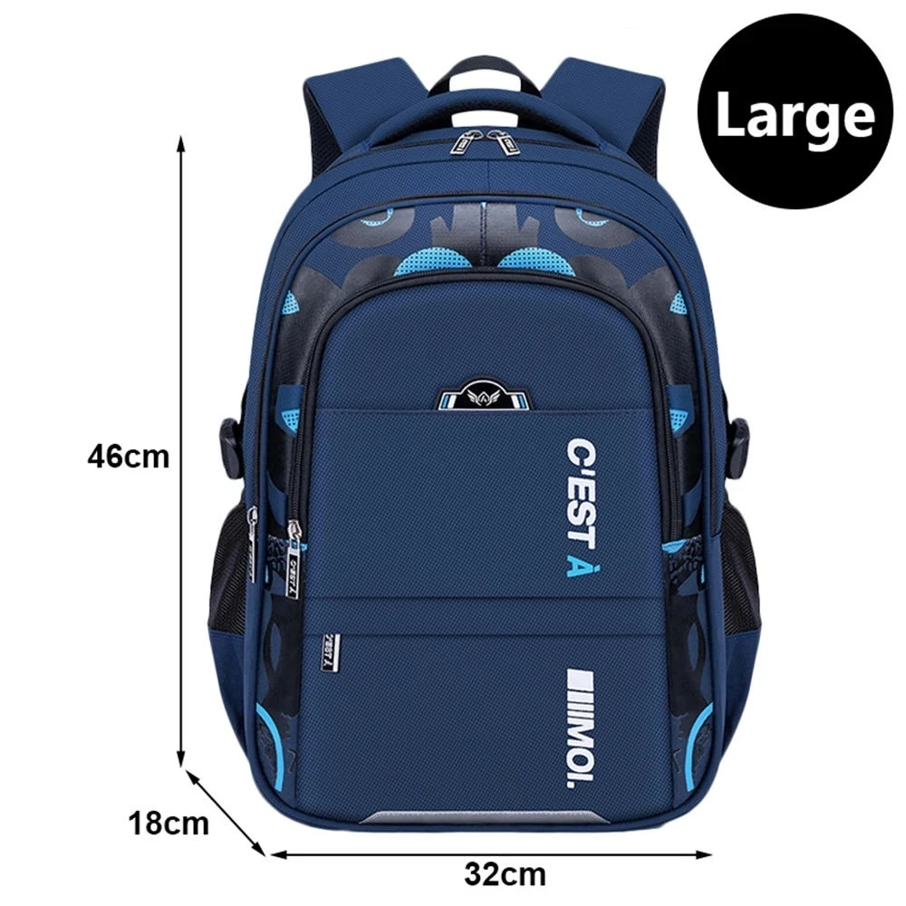 

New Fashion School Bag for Boy Multi Functional Large Apacity Backpack for College Students Child Teenager Schoolbag Male Men