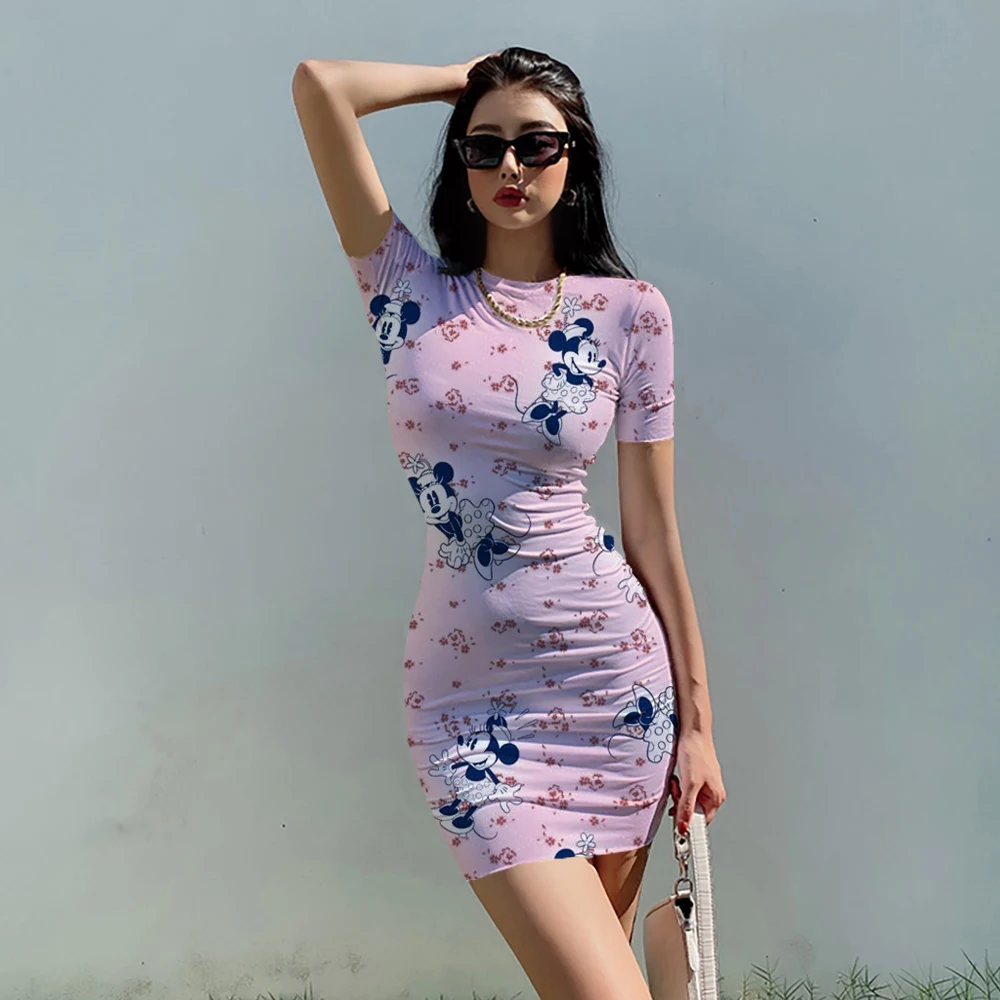 Fashion women's mini dress vestidos ropa mujer disney sexy minnie mouse cartoon print skinny slim pencil sheath dress chic
Fashion women's mini dress vestidos ropa mujer disney sexy minnie mouse cartoon print skinny slim pencil sheath dress chic