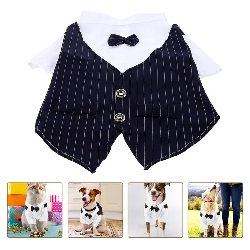 Dog Costume Shirt Dogs Dress Clothes Suit Costumes Formal Pet Tuxedo Cat Wedding Small Puppy Attireapparel Large Medium Tie
Dog Costume Shirt Dogs Dress Clothes Suit Costumes Formal Pet Tuxedo Cat Wedding Small Puppy Attireapparel Large Medium Tie