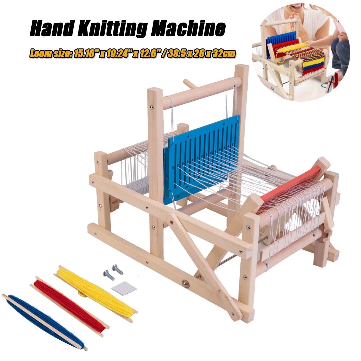 Деревянный традиционный ткацкий станок, детская игрушка, ручная работа, образовательный подарок, деревянная ткацкая рама, вязальная машина
Деревянный традиционный ткацкий станок, детская игрушка, ручная работа, образовательный подарок, деревянная ткацкая рама, вязальная машина