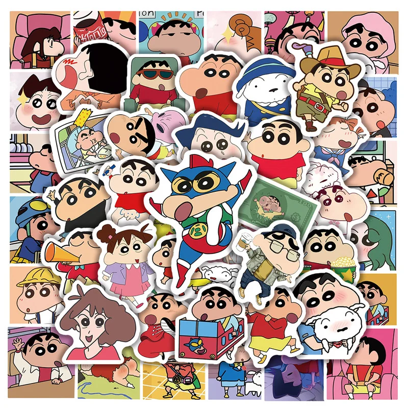 Bandai Cartoon Anime Crayon Shin chan Stickers For Car Laptop Phone Stationery Decor Vinyl Decals Waterproof Sticker Kids Toys
Bandai Cartoon Anime Crayon Shin chan Stickers For Car Laptop Phone Stationery Decor Vinyl Decals Waterproof Sticker Kids Toys