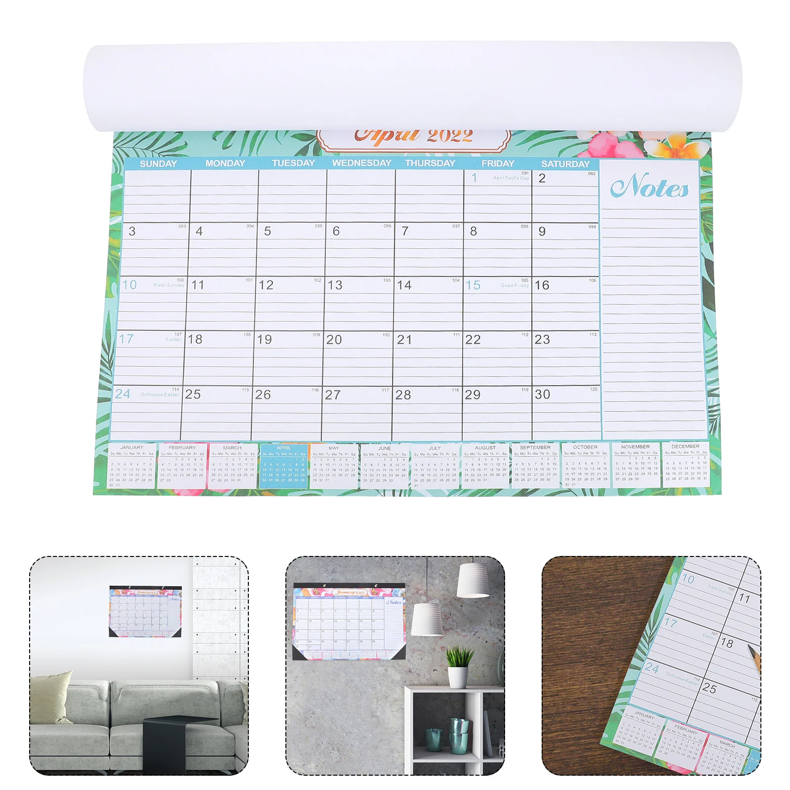 1Pc 2022 Wall Hanging Calendar Indoor Hanging Schedule Plan Calendar (Assorted Color)
1Pc 2022 Wall Hanging Calendar Indoor Hanging Schedule Plan Calendar (Assorted Color)
