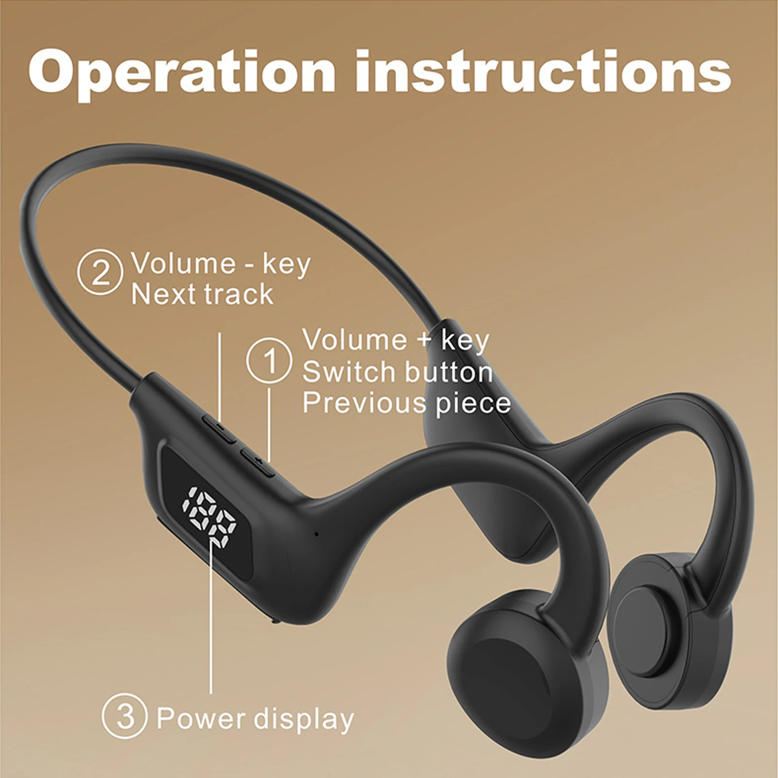 Bone Conduction Headphones Wireless Bone Conduction Headphones Open Ear Headphones Lightweight Comfortable Sweatproof Bone
Bone Conduction Headphones Wireless Bone Conduction Headphones Open Ear Headphones Lightweight Comfortable Sweatproof Bone