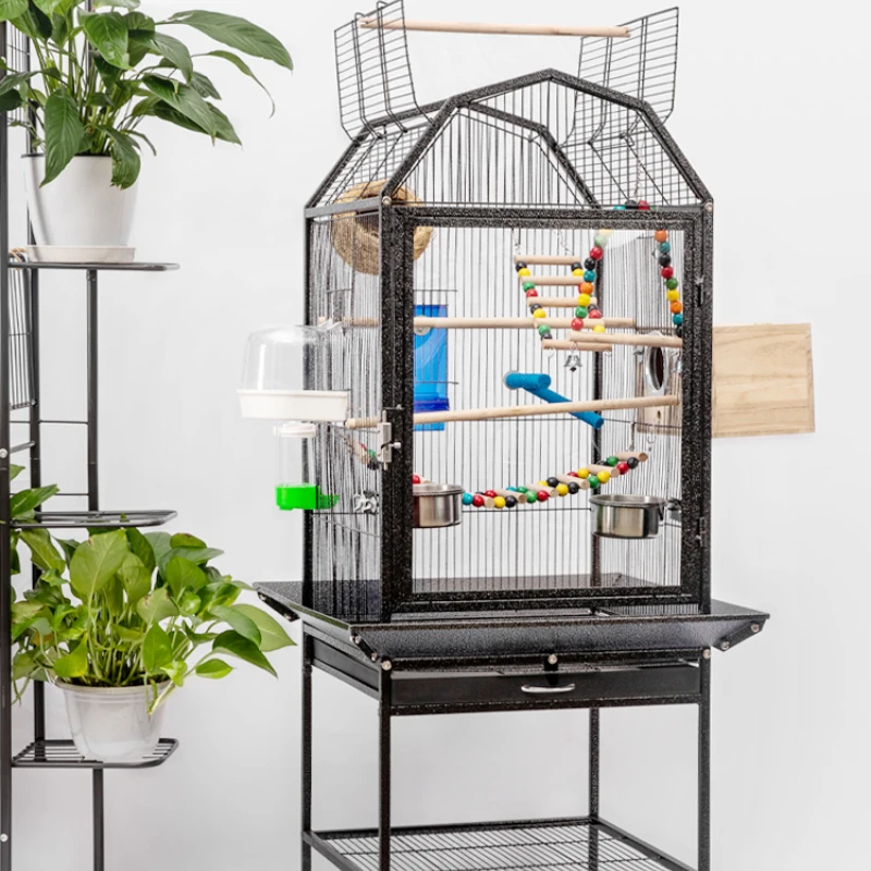 

Budgie Pigeon Bird Cages Parrot Stand Large Feeder Canary Outdoor Jaulas Para Paros Pet Products YY50BC