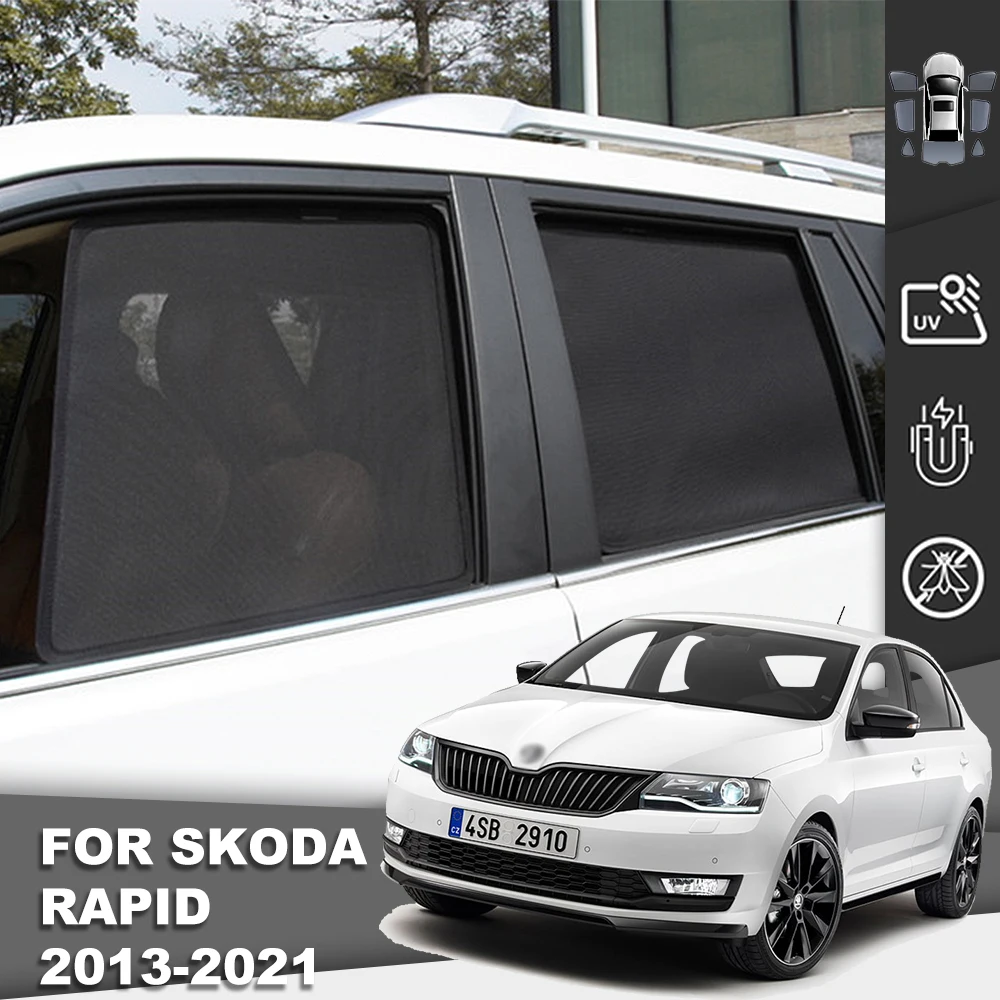 Магнитный автомобильный солнцезащитный козырек для Skoda Rapid 2013-2021, сетчатая рамка для переднего лобового стекла, детская задняя фоторамка
Магнитный автомобильный солнцезащитный козырек для Skoda Rapid 2013-2021, сетчатая рамка для переднего лобового стекла, детская задняя фоторамка