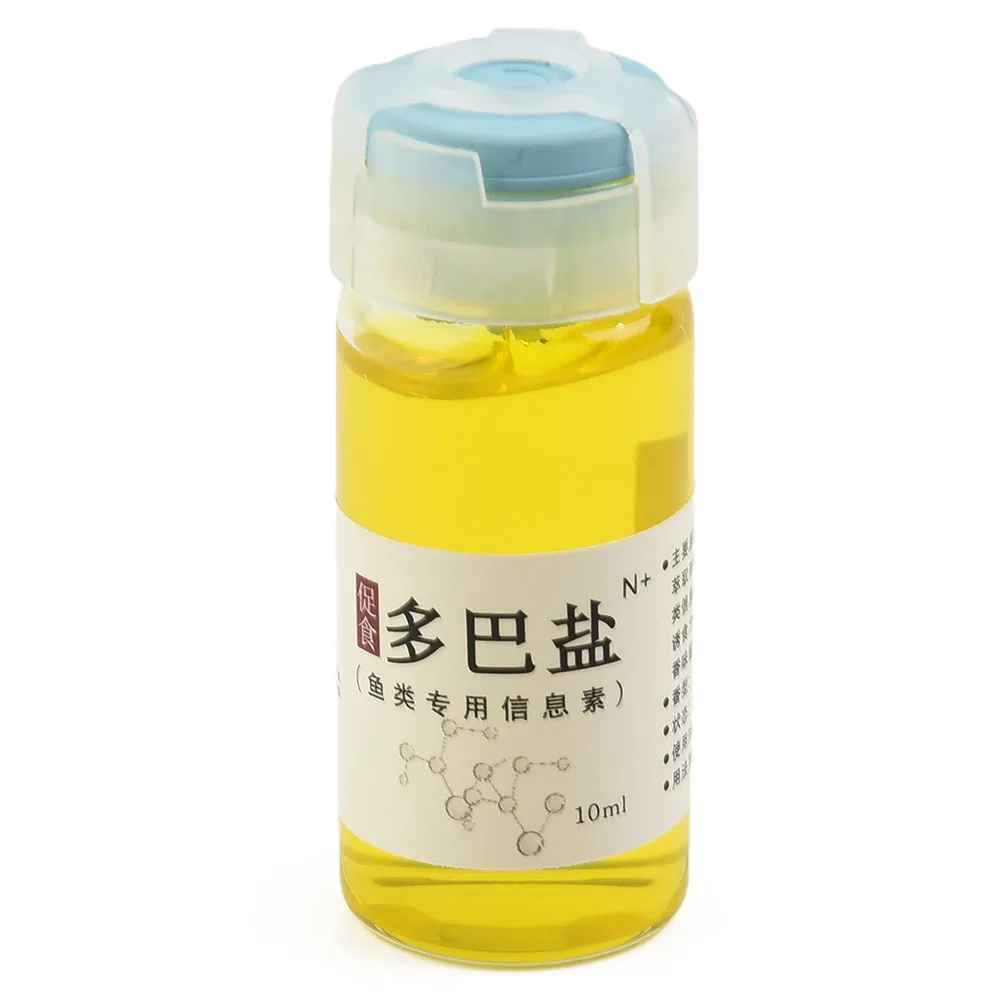 10ml Fishing Baits Lure Attractants Dopa-salt Fish Hunger Hormone Strong Fish Shrimp Attractant For All Baits Fishing Accessorie
10ml Fishing Baits Lure Attractants Dopa-salt Fish Hunger Hormone Strong Fish Shrimp Attractant For All Baits Fishing Accessorie