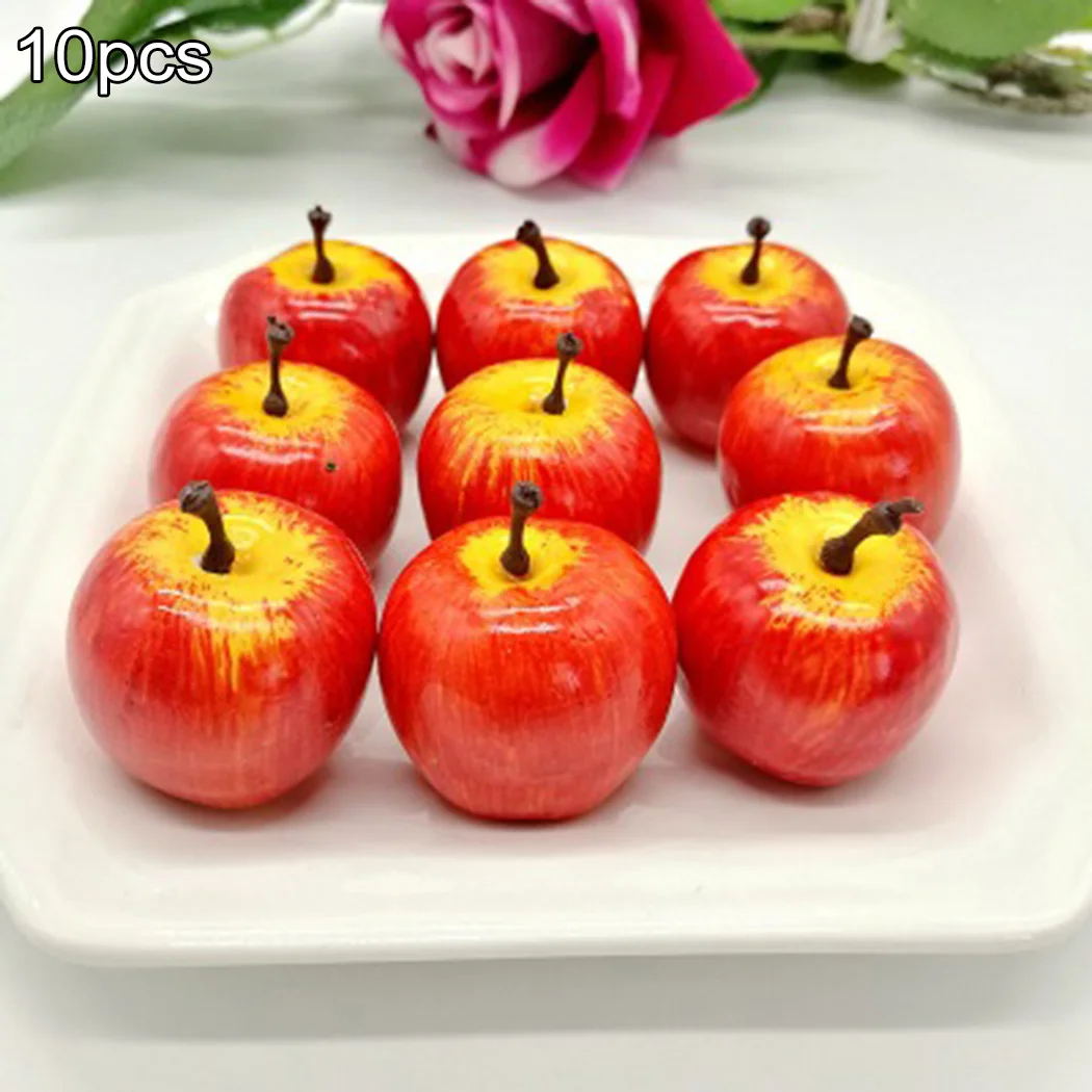 Photograph Simulation Apples Plastic Props Red/Green Small 10pcs Decoration Fake Foam Fruit Home Kitchen Lifelike
Photograph Simulation Apples Plastic Props Red/Green Small 10pcs Decoration Fake Foam Fruit Home Kitchen Lifelike