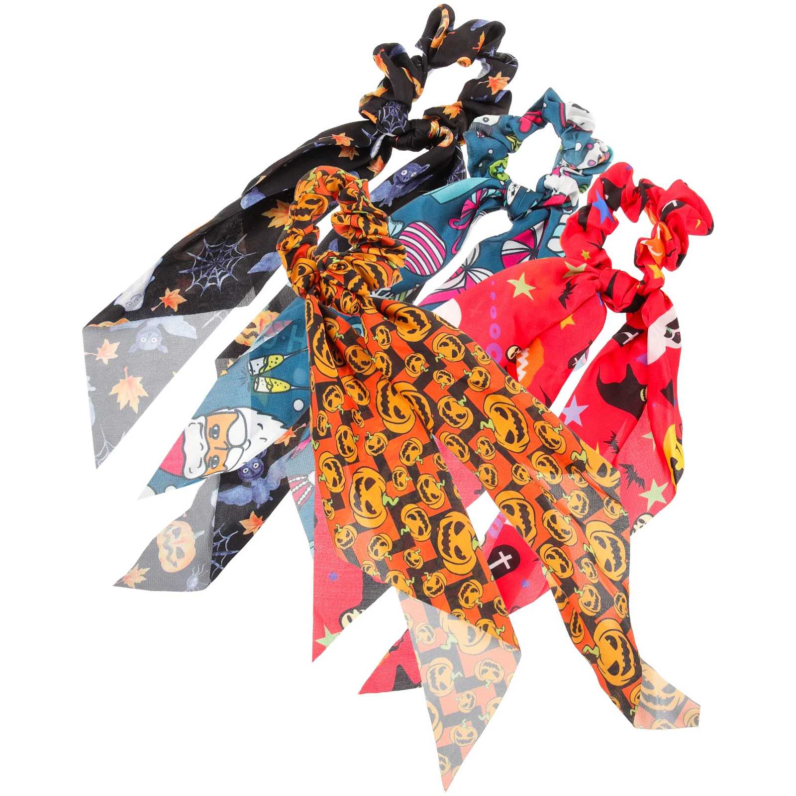 4pcs Hair Scrunchies Halloween Hair Ties Elastics Ponytail Hair Scarves Hair Ribbon Scrunchies
4pcs Hair Scrunchies Halloween Hair Ties Elastics Ponytail Hair Scarves Hair Ribbon Scrunchies